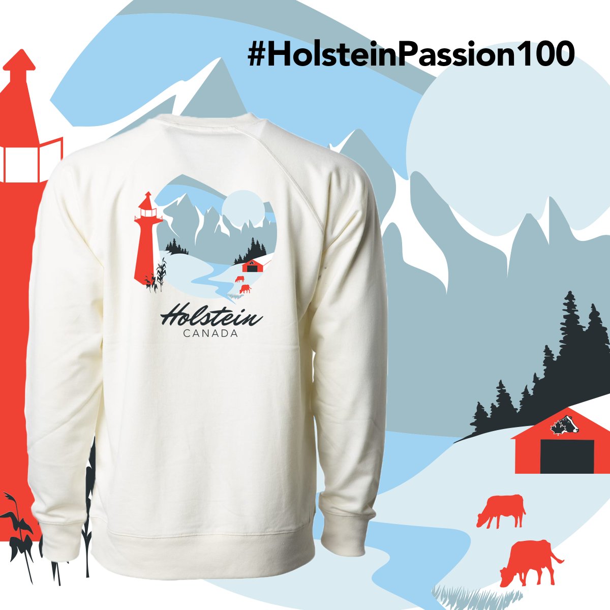 HolsteinCanada's tweet photo. Share the excitement of the Royal's 100th Anniversary with us by using the hashtag #HolsteinPassion100 in your Twitter and Instagram posts! Get a chance to win the brand new Holstein Canada shirt! https://t.co/jvwkw0Z8Et