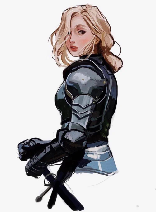 rt if you're gay or like women in armor 