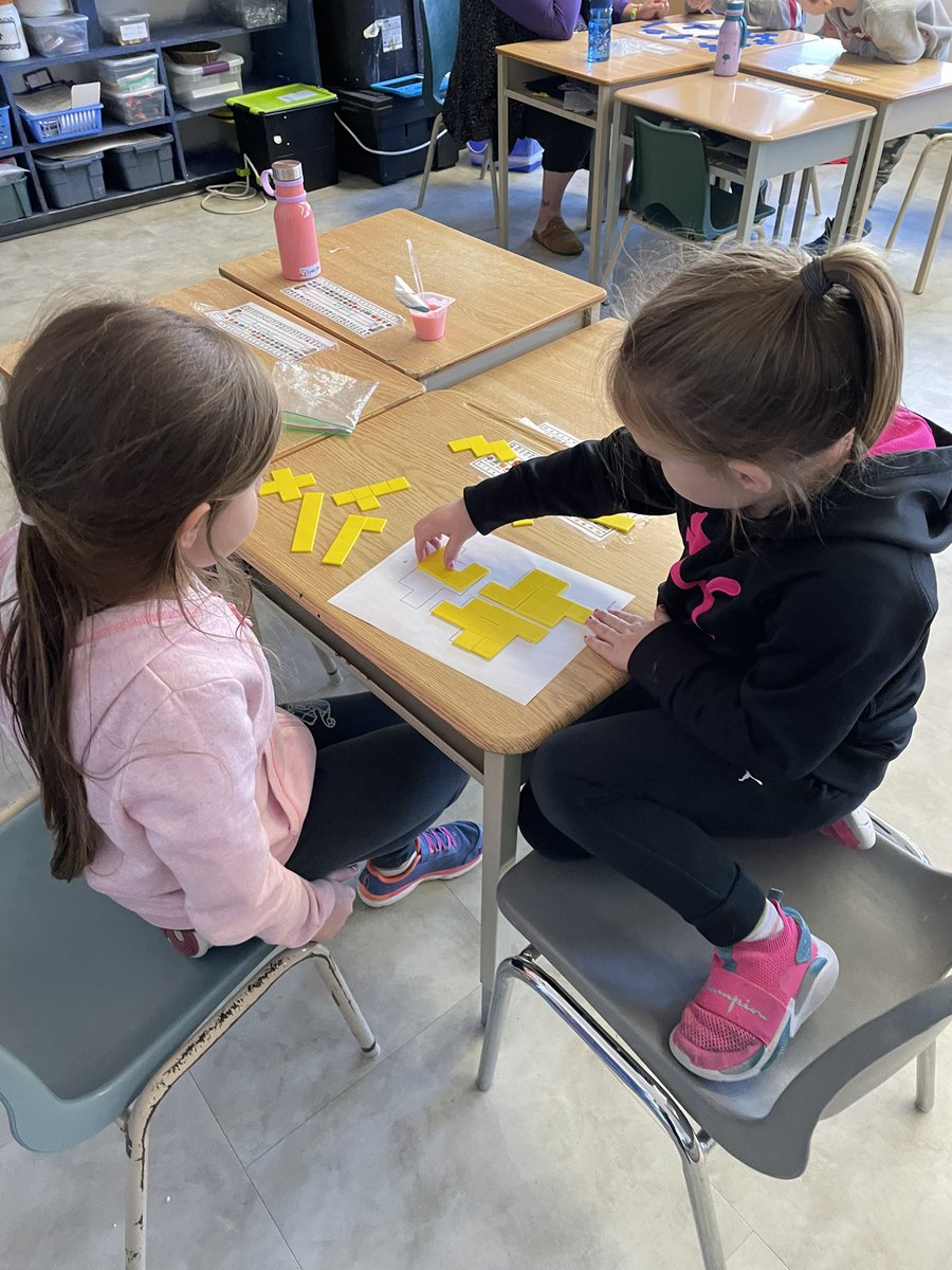 Working on our spatial sense and loving every minute of it. Grade 1 rocked these pentomino puzzles <a href="/WJHolsgLDSB/">W.J. Holsgrove P.S.</a>