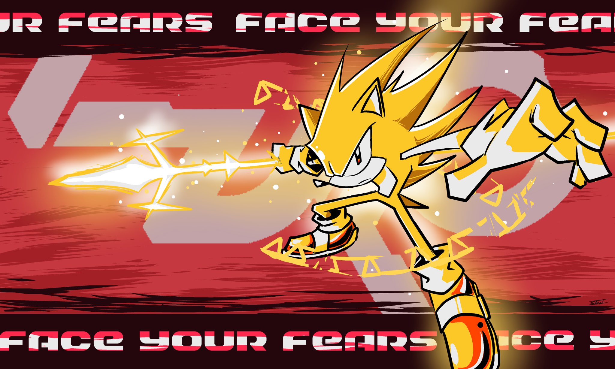 Firey Ocean على X: @SAWhane25's Hyper Sonic design was too sick