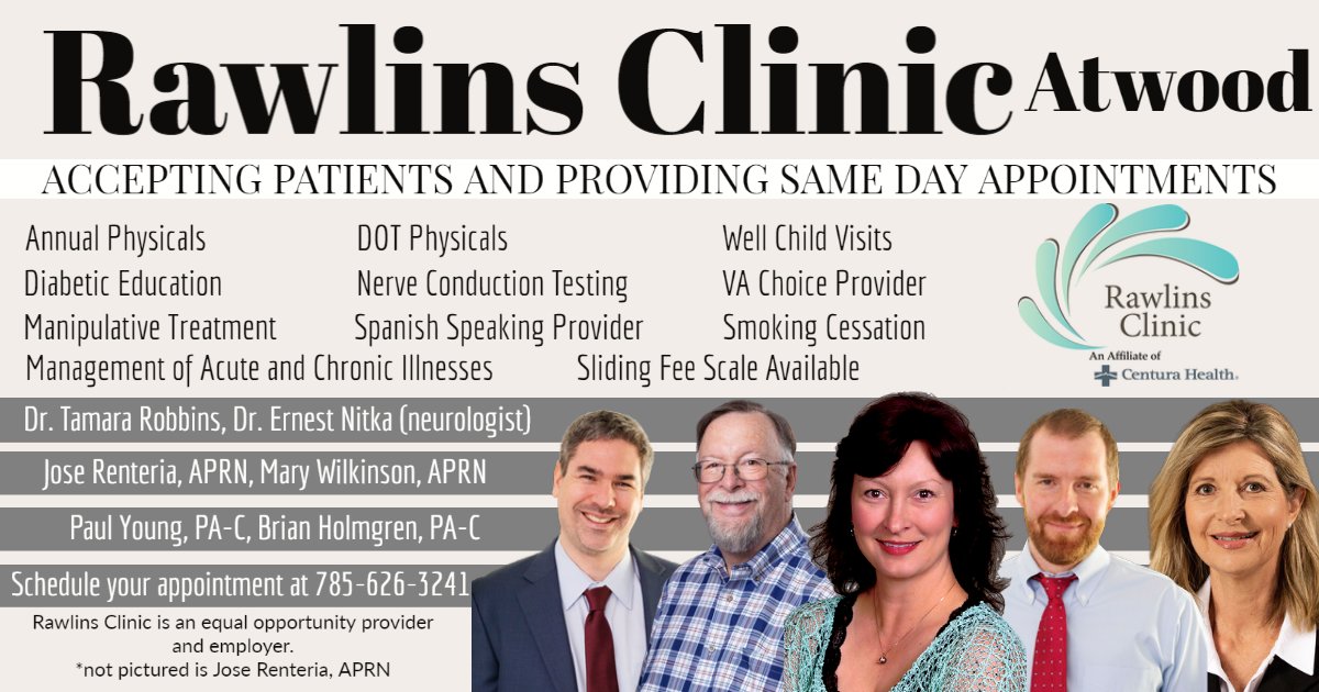 Rawlins Clinic has many services available such as manipulative treatment, nerve conduction testing, &amp; diabetic education, as well as the management of your acute and chronic conditions. 
Call to schedule an appointment with Dr. Robbins, Dr. Nitka, Jose, Mary, Paul, or Brian!