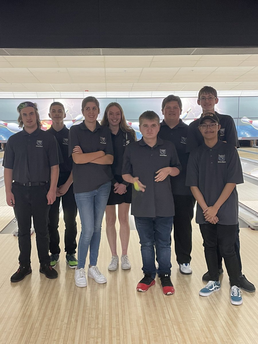 CBR_OW's tweet photo. They did it! @OWUnifiedBwling punched their ticket to STATE! Way to go coach @CoriCzajka and athletes. Good luck next week, we will be cheering for you guys! 💙🦉 https://t.co/bNPZCSxD06
