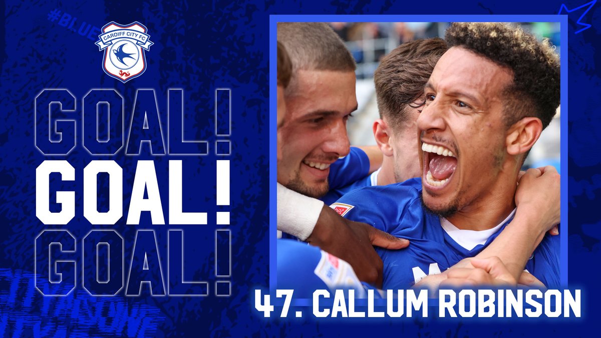 CardiffCityFC's tweet photo. 47 - @CallumRobinson7!!! (1-1)

#CityAsOne https://t.co/HcO8jL4ZWZ