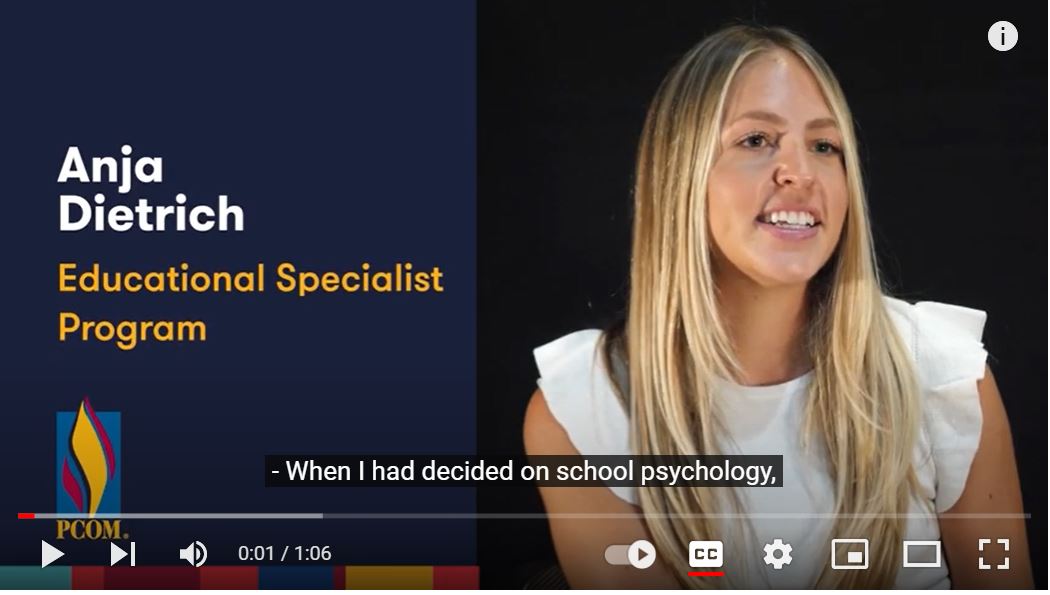 This week is #SchoolPsychWeek and we are #PCOMproud to educate future school psychologists. Hear from one of our current students on why she is looking to serve in this important role for students, parents and school systems: bit.ly/schoolpsychweek