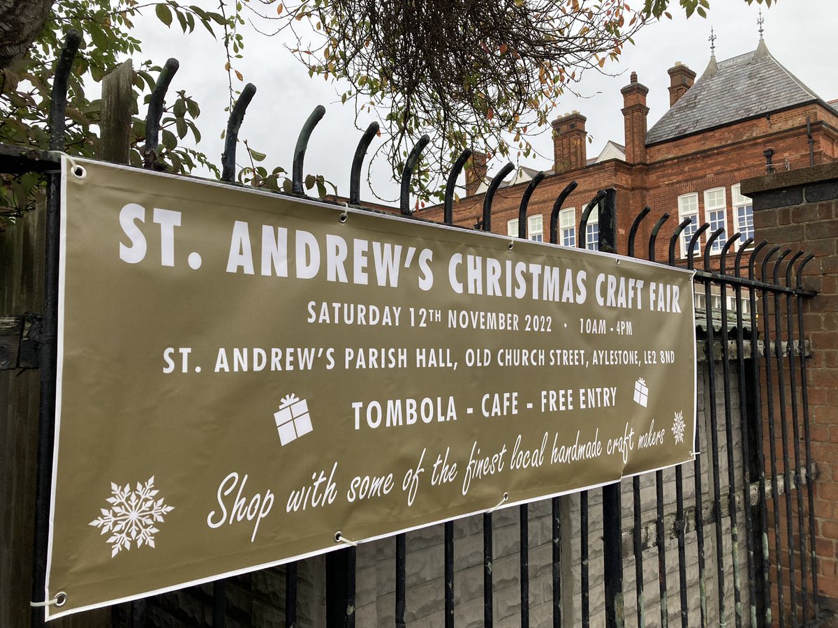 Our Christmas Craft Fair is this Saturday…we hope you can make it 😊🎄 #leicester #leicestershire #aylestone #aylestonevillage #christmasshopping #crafters #makers #christmascrafts #christmascrafts #christmasgiftideas
