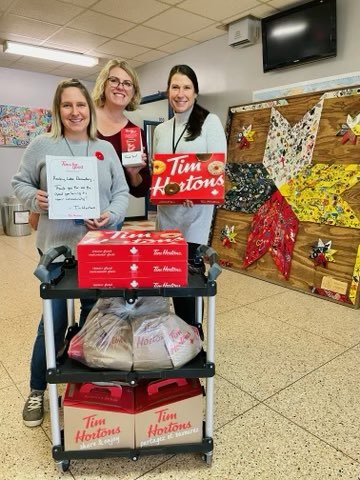 kngallan's tweet photo. Thank you @TimHortons for the coffee and donuts today! What a nice treat @RockyElementary #Timsforgood https://t.co/4H4WHmWZHS