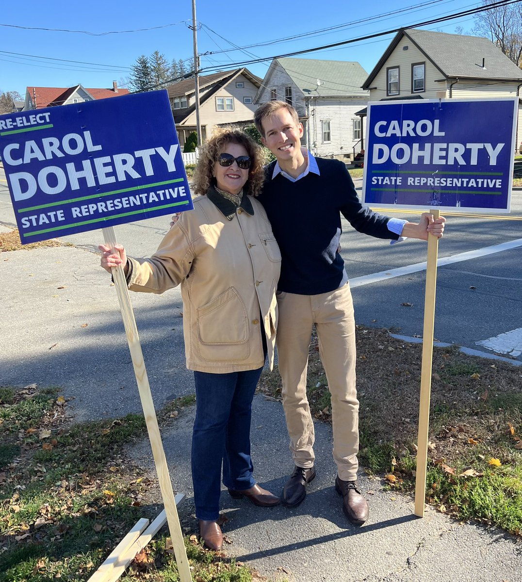 reelectdoherty's tweet image. Getting Out The Vote with friends and colleagues including Congressman @JakeAuch, Chair of House Ways and Means @RepMichlewitz ,@MassNurses President Katie Murphy and a whole bunch of excited supporters! 

Let’s do this! Polls are open until 8:00PM!