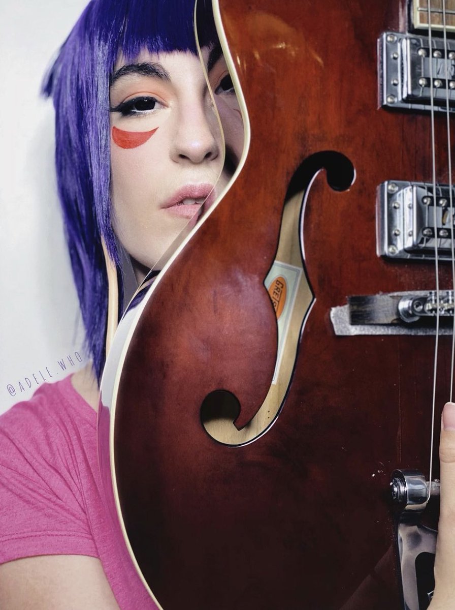 AdeleWho's tweet photo. I realized I never posted those photos

#kyokajiro #mha #bnha #myyeroacademia #cosplay #kyokacosplay #mhacosplay #makeup #guitar https://t.co/MXhEjpH8Oq