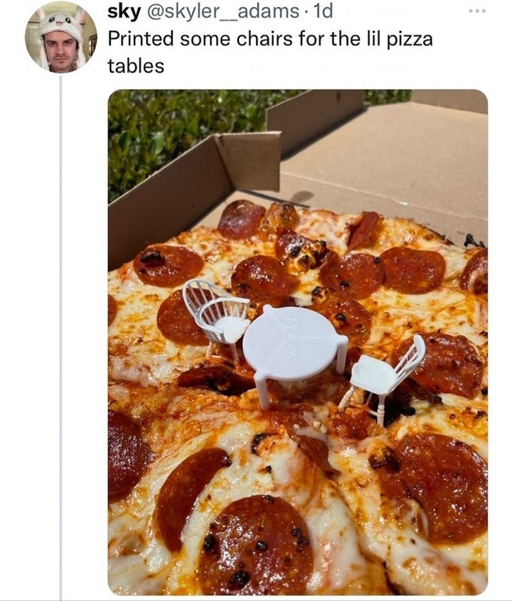 toyfarce's tweet photo. New diorama idea!
TOY MEMES TUESDAY!
Seen any great toy-related meme lately? Share it with us in the comments, by using #toymemestuesday or tagging us!
#toyfarce #toymemestuesday #toymemes #3dprinting #pizzatable #chairs #diorama https://t.co/Qp3PaLZH5a