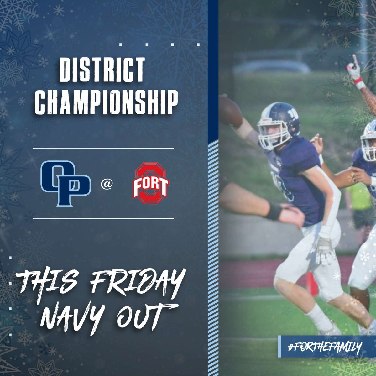 🚨ROUND 3 OF DISTRICTS🚨 🆚 Fort Osage 📍Fort Osage ⏰ 7:00PM Theme: NAVY OUT & CHRISTMAS/WINTER THEME🎄 When? FRIDAY 11/11 ⚠️YOU CANNOT PAY WITH CASH TO GET IN AT GATE! ONLY CARD OR YOU CAN PAY ONLINE⚠️ LINK: mshaa.org/CMSPages/Ticke… #FortheFamily @Northmen_OPHS @Northmen_CHEER