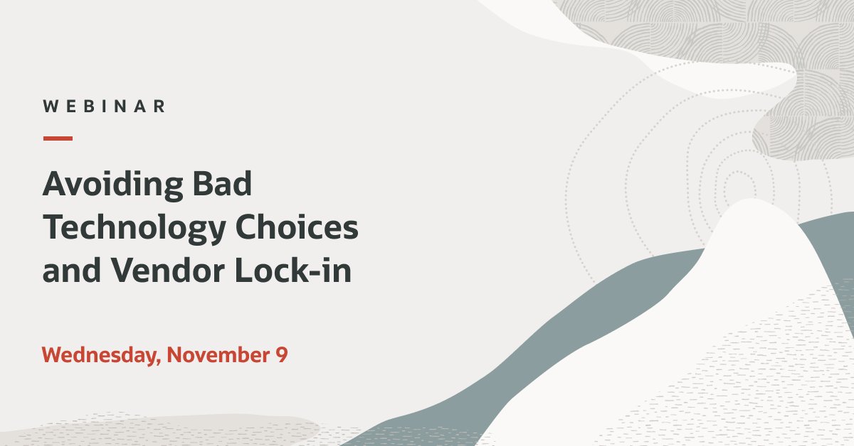 Join our webinar tomorrow! 📆 

Sid Joshi and Mitch Dsouza will discuss the advantages of using #OpenSource technologies, how to pick the right ones, and getting support for your enterprise deployments. Register today: social.ora.cl/6012Mvv9e
#Kubernetes #Multicloud