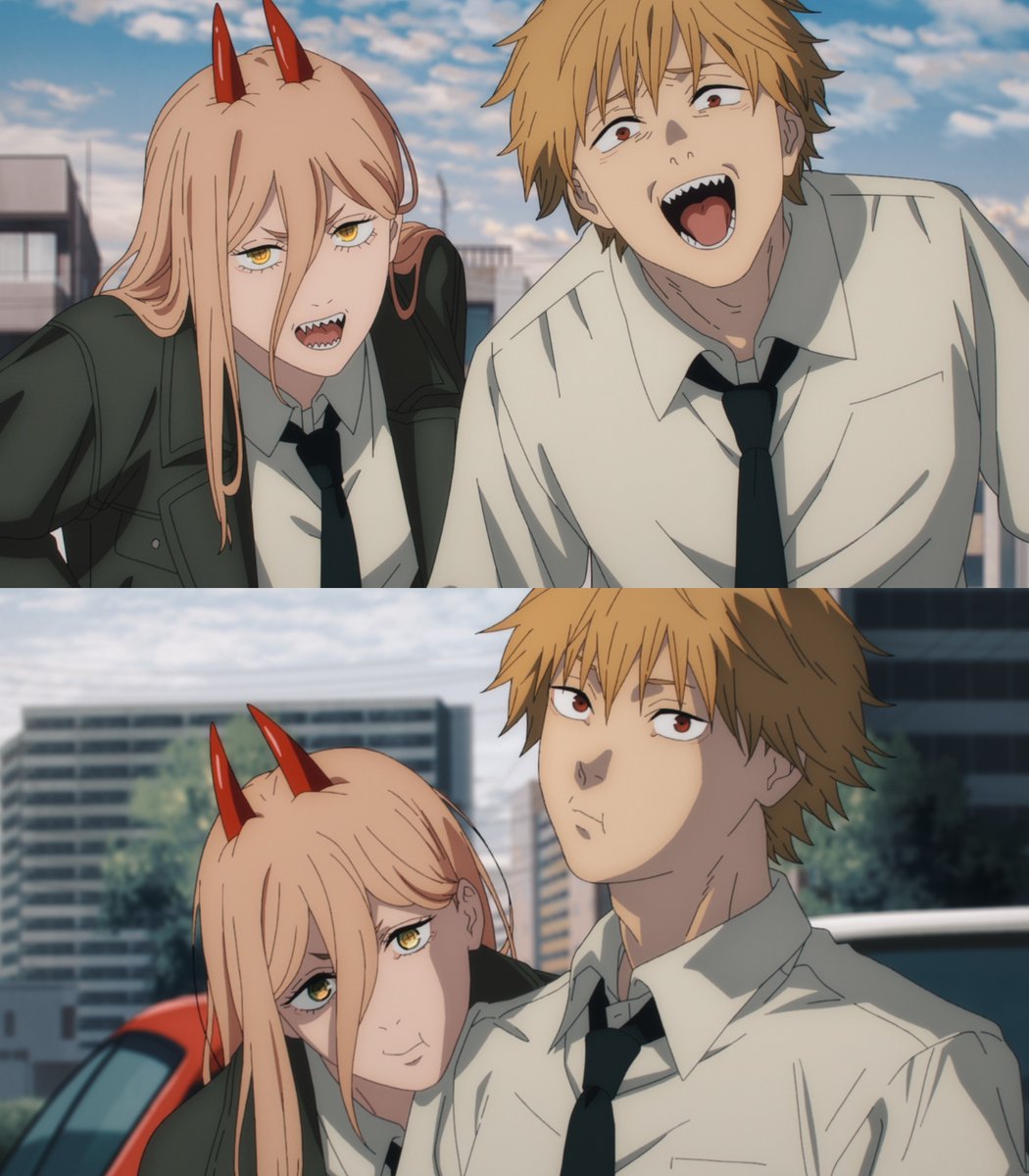 Chainsaw_EN's tweet photo. Our favorite duo 😌 https://t.co/4u37jS6LRd