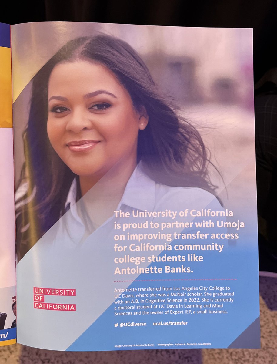 Antoinette Banks (@antoinettebanks) on Twitter photo Grateful for this feature and thank you to my little sis, @NyahCat2416 for sending this to me.
<a href="/UCdiverse/">UC for All</a> <a href="/UCDEducation/">UC Davis School of Education</a> <a href="/ucdmcnair/">UCD_Davis_McNair</a>
Built different. Grateful for this feature and thank you to my little sis, @NyahCat2416 for sending this to me.
<a href="/UCdiverse/">UC for All</a> <a href="/UCDEducation/">UC Davis School of Education</a> <a href="/ucdmcnair/">UCD_Davis_McNair</a>
Built different.
