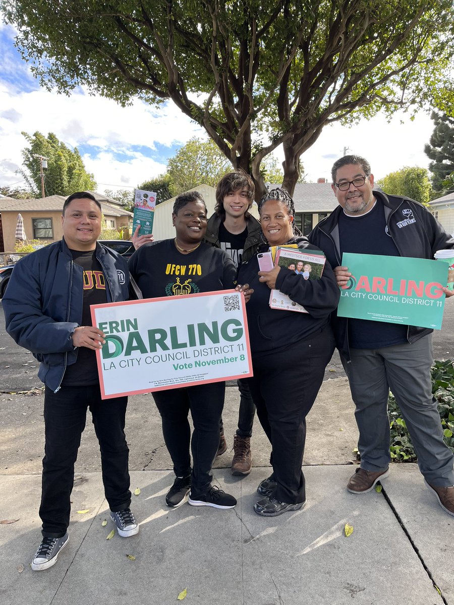 Thank you to @seiuusww and @UFCW770 for joining us for our second canvass launch of the day! Working families are the heartbeat of Los Angeles. I’m so honored to have their support.