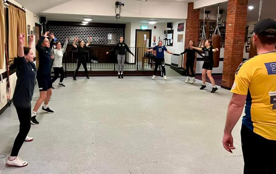 Susanclaridgea1's tweet photo. Charlotte trying another sport tonight https://t.co/etxOqWnsfS
