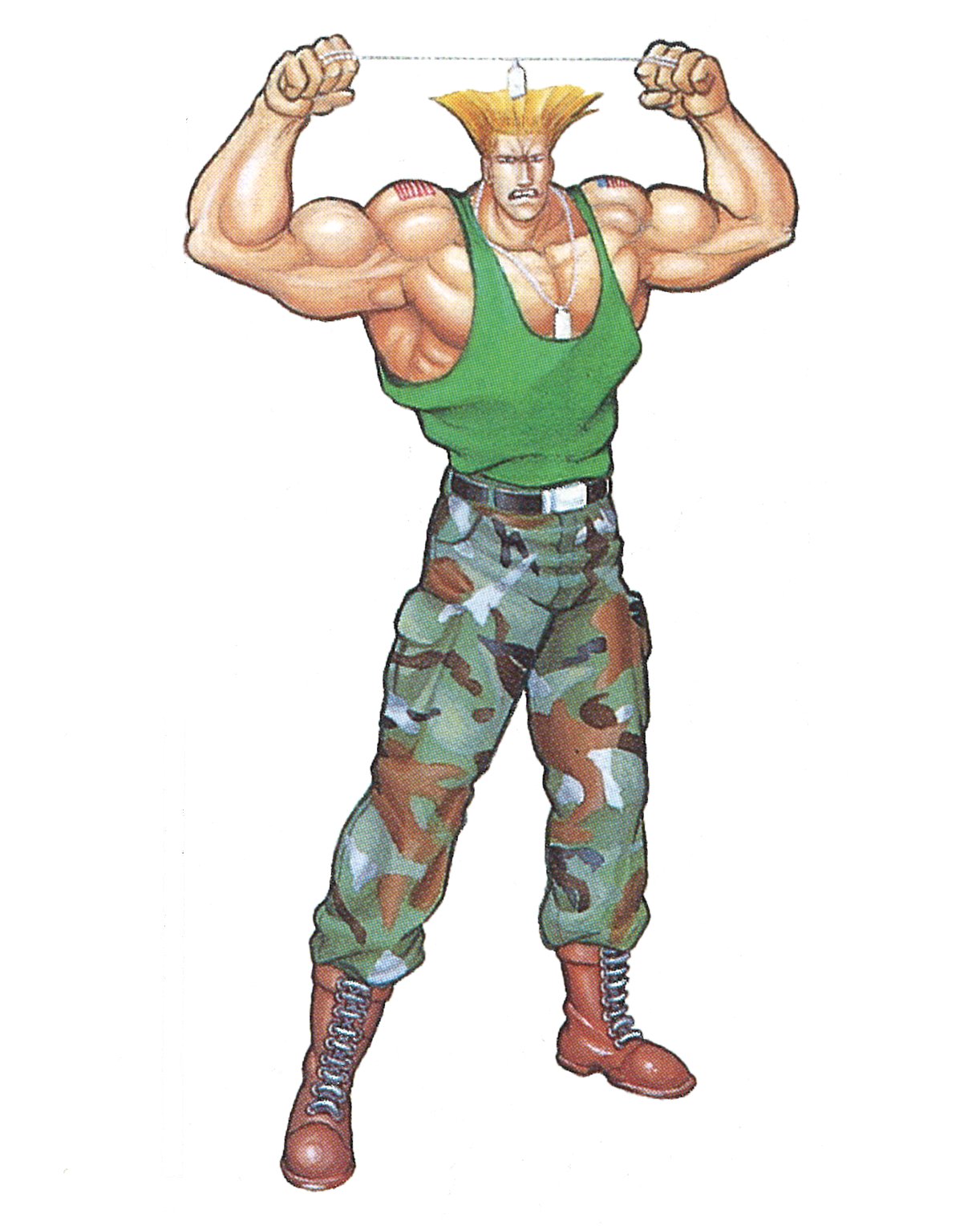 Video Game Art Archive on X: Guile 'Street Fighter II' Super