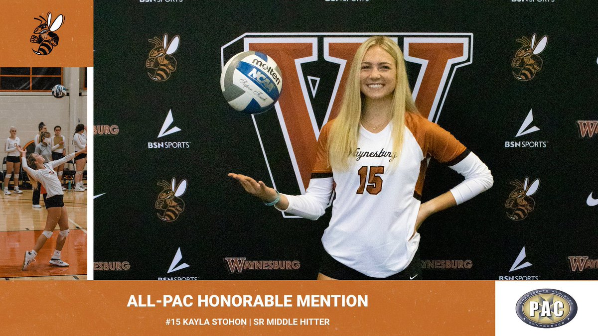 WUvolleyball's tweet photo. Congratulations to our athletes on their 2022 All-PAC selections! Kayla was named All-PAC Honorable Mention and Macie was named to the PAC Sportsmanship Team. https://t.co/awoCvjZp3O