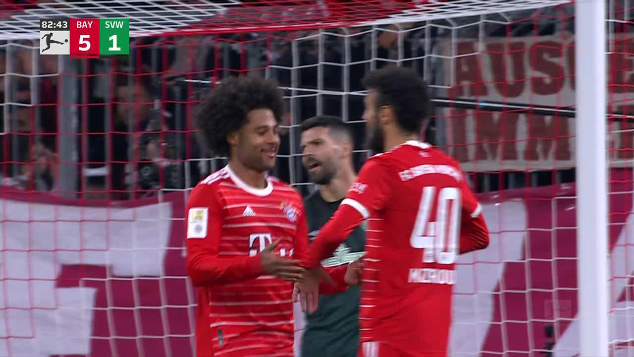 GNABRY GETS HIS HAT TRICK IN STYLE 🥶”