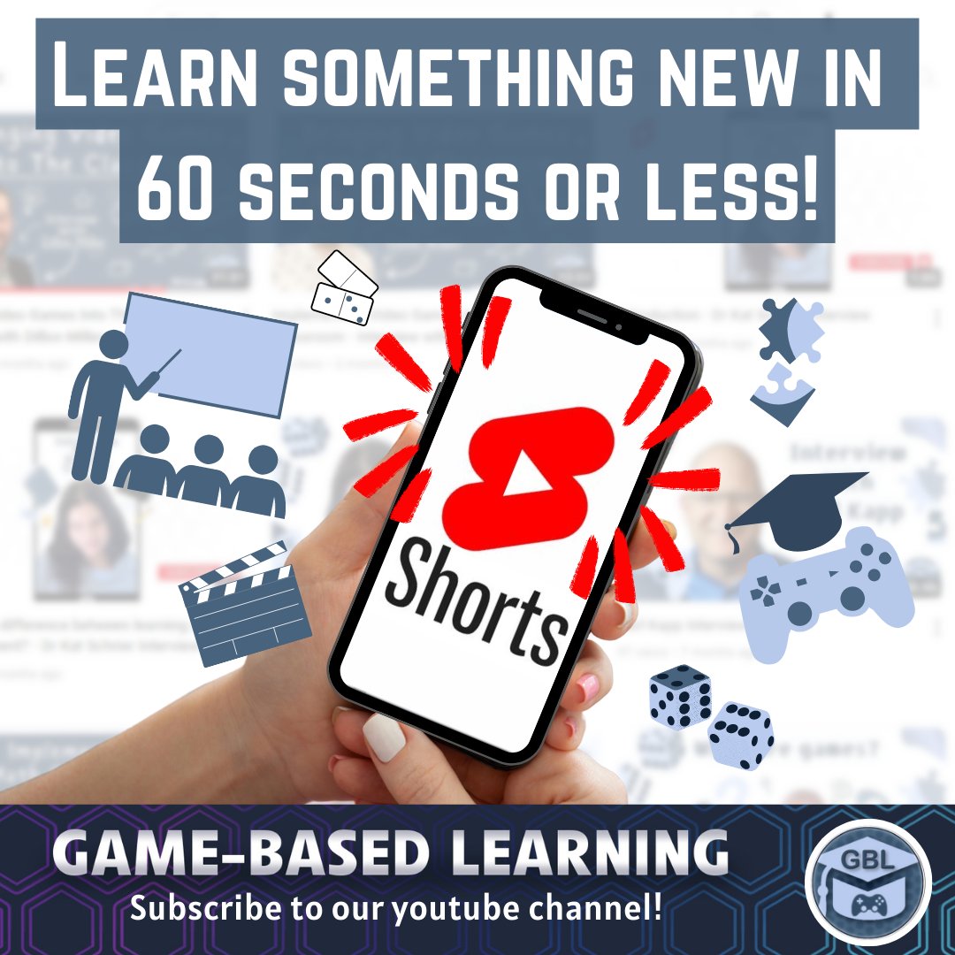 LIVELab_tamu's tweet photo. Learn something new in 60 seconds or less by watching our new youtube shorts! Tell us what you'd like to learn by commenting below!๐๐ฎ
Subscribe today: https://t.co/ZSRiltCCUr
#youtubeshorts #shorts #tiktok #60secondsorless #learn #education #gbl #gamebasedlearning #content https://t.co/InNz9KhWi7