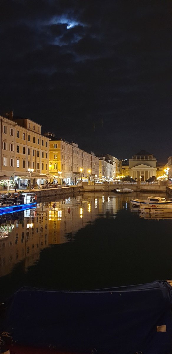 Canal grande a #Trieste 
Sullo sfondo la chiesa di Sant'Antonio Nuovo.
#8novembre 
È sempre uno splendore la mia città 😍😍
