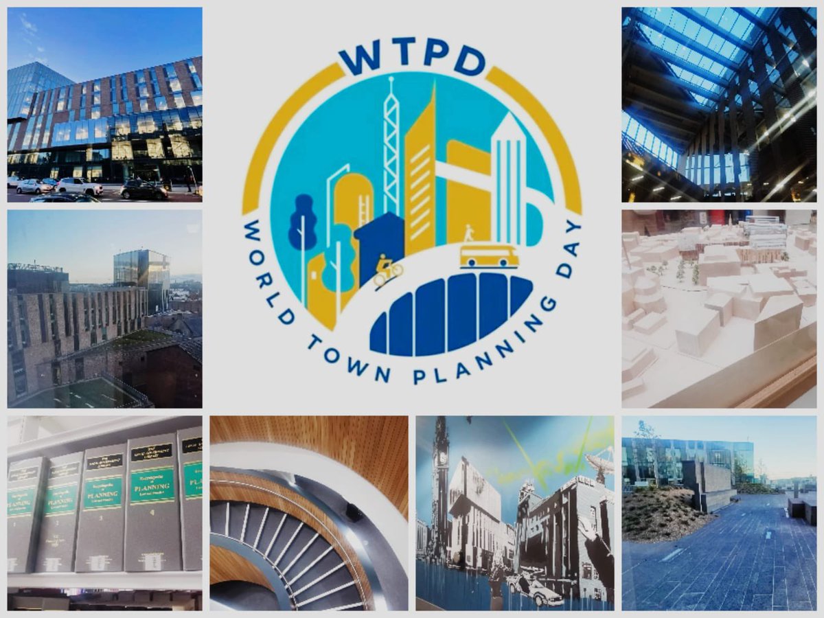 Just as impressive inside. My thought (wish) for today..to be a student again! Thank you <a href="/PRD_UlsterUni/">UPLAN</a> for the tour with fellow planners. #WorldTownPlanningDay #WTPD