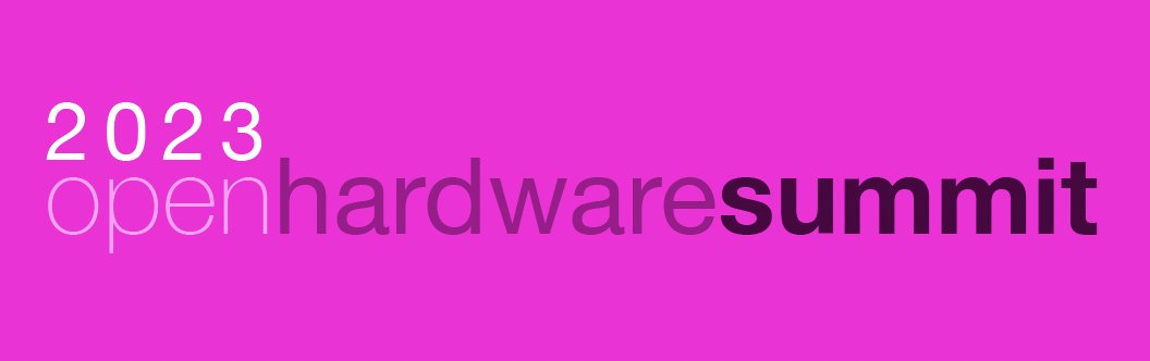 📢🚨We're extremely excited to announce the call for proposals for 2023 Open Hardware Summit! We're accepting talks, workshops, and demo tables, deadline December 16! Please share, please submit! We want your weird and wonderful ideas! See you in New York! form.jotform.com/223106434319247