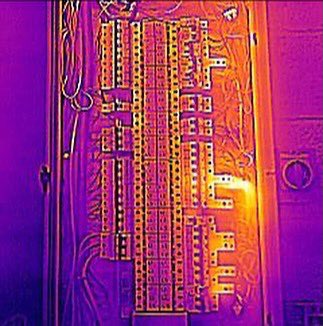 limewireelec's tweet image. Check out them thermals from the FLIR TG165 not the best resolution on this model but a fantastic bit of kit and does everything I need it to 😮‍💨 #eicr #flir #electrician #liverpool #sparky #threephase #SmallBusiness
