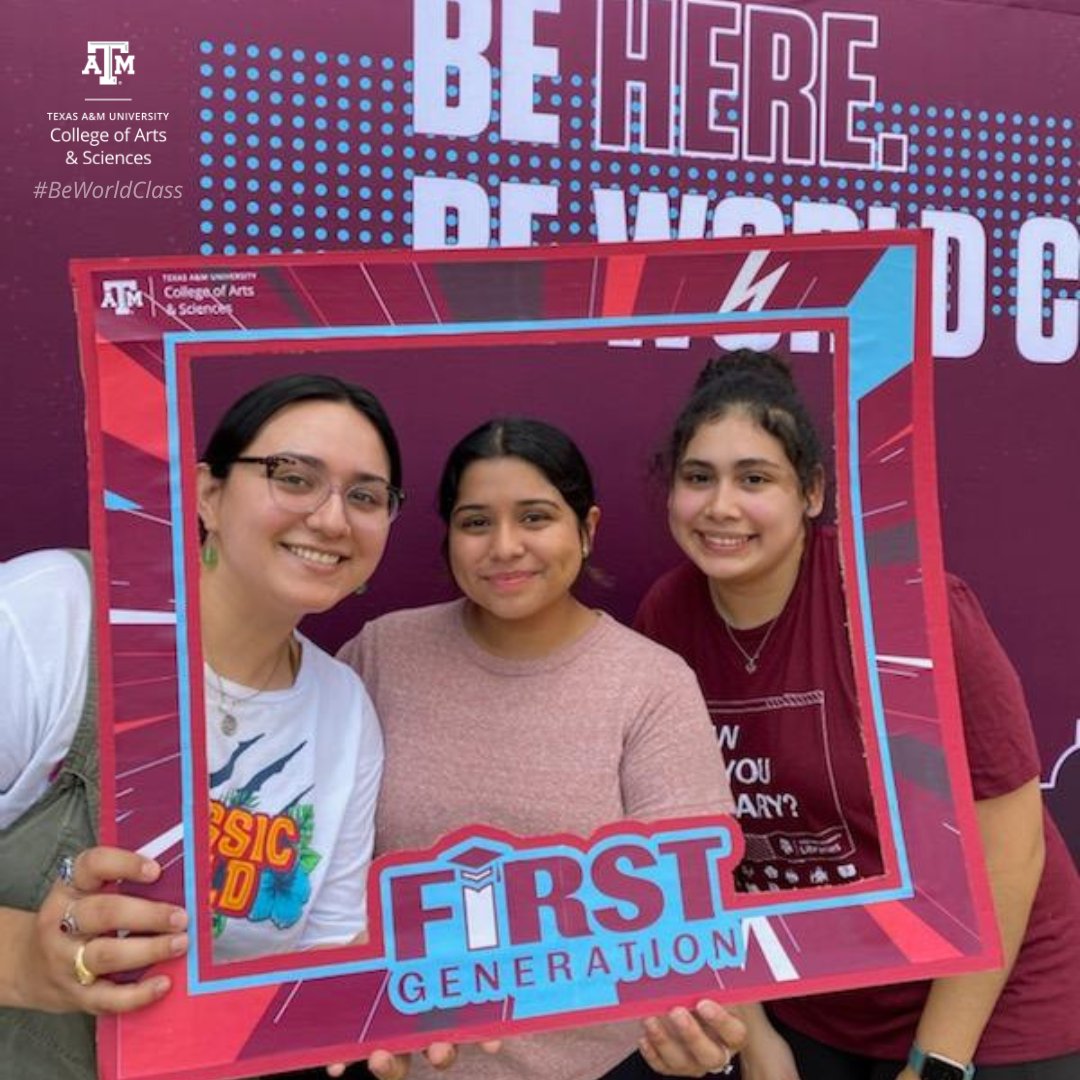 TAMUArtSci's tweet photo. Happy National #FirstGen Day! ArtSci is proud to celebrate our college’s 4000+ first generation students. We’re glad you’re here! #TAMUFirstGen #ArtSciFirstGen
You can read more about how ArtSci is recognizing our amazing first-gen students here: https://t.co/9nulTU6xy0 https://t.co/nZgb8ELpXG
