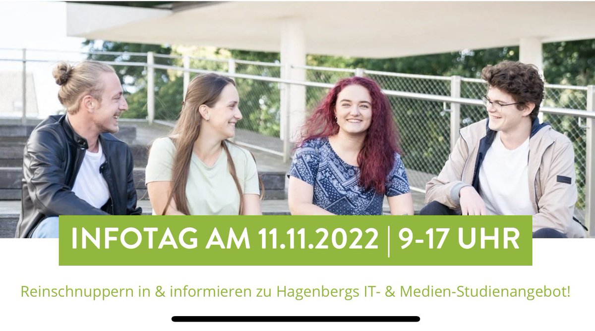 Wir laden diesen Freitag wieder ein zum #infotag: mit #openlectures aus unseren 22 #it &amp; #media Studiengängen, #campustour, #infotalks, persönlicher Beratung fh-ooe.at/infotag2022-hgb #joinus #studyinspo #studium #hagenberg #fh #fhooe