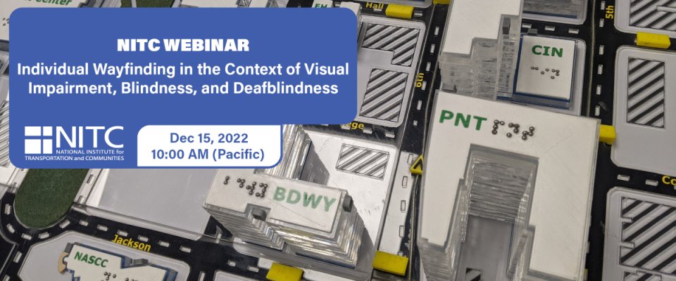 Dec 15, Amy Parker <a href="/PSU_CollegeOfEd/">Penn State College of Education</a> &amp; <a href="/mswobodzinski/">Martin Swobodzinski</a> <a href="/GeogPDX/">Department of Geography</a> present on Individual Wayfinding in the Context of Visual Impairment, Blindness &amp; Deafblindness. They worked with <a href="/APHfortheBlind/">American Printing House (APH)</a> @GoodMaps_A11Y &amp; <a href="/SmartCityPSU/">Digital City Testbed Center</a> to improve pedestrian navigation:
trec.pdx.edu/events/profess…