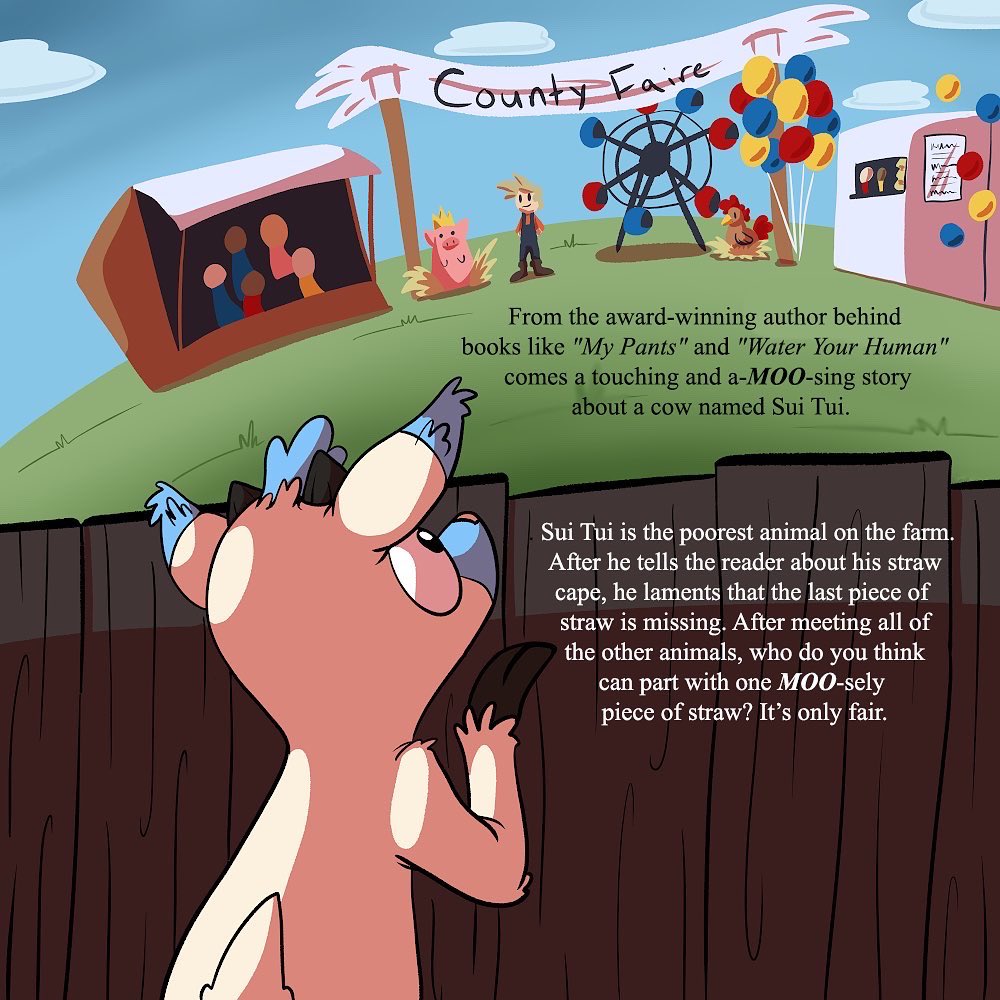 “Sui Tui’s Last Straw” is coming to Amazon this month! 📚🐮

#childrensbooks 
#booklaunch