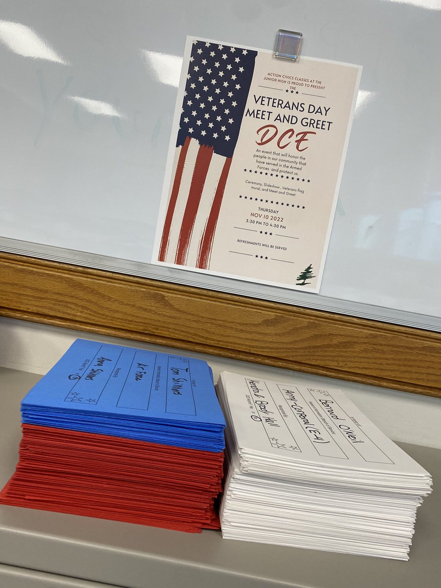 ms_long08's tweet image. 700+ Veterans will be honored in the Wall Mural that Action Civics students put together to pay tribute to the family members of DCE JH students who are Veterans!!! More names are still being added. We hope to see you from 3:30-4:30 on Thursday, November 10th #EverestPride