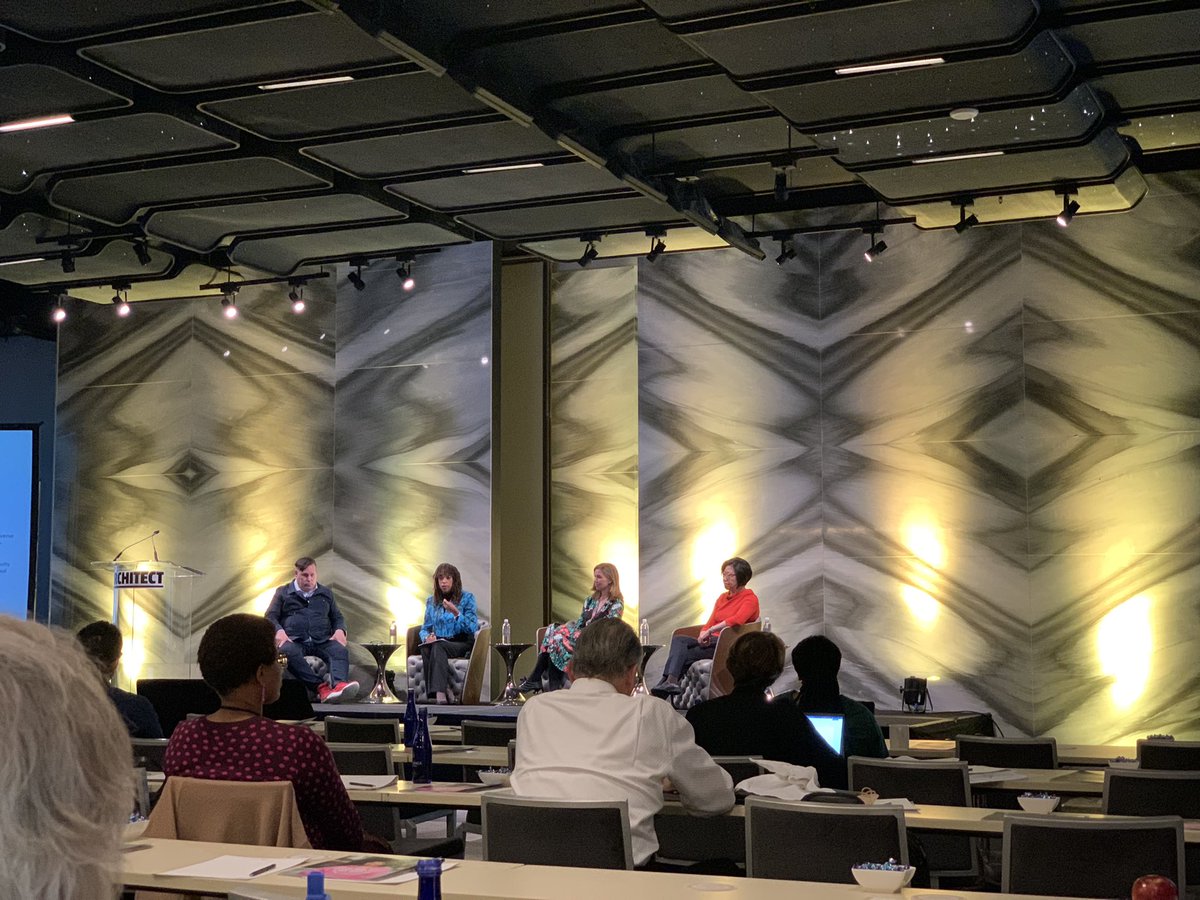 BKasdan's tweet photo. “Inclusive Architecture & Design Justice” Panel at #ArchitectLive in Washington, DC with:
• Renée Yancy (Chief EDI Officer @AIANational)
• @RosaSheng (VP @SmithGroup)
• @kwswenson (Sr Principal @MASSDesignLab)
• @paulmakovsky (Editor @architectmag) https://t.co/92aKaxTN1I