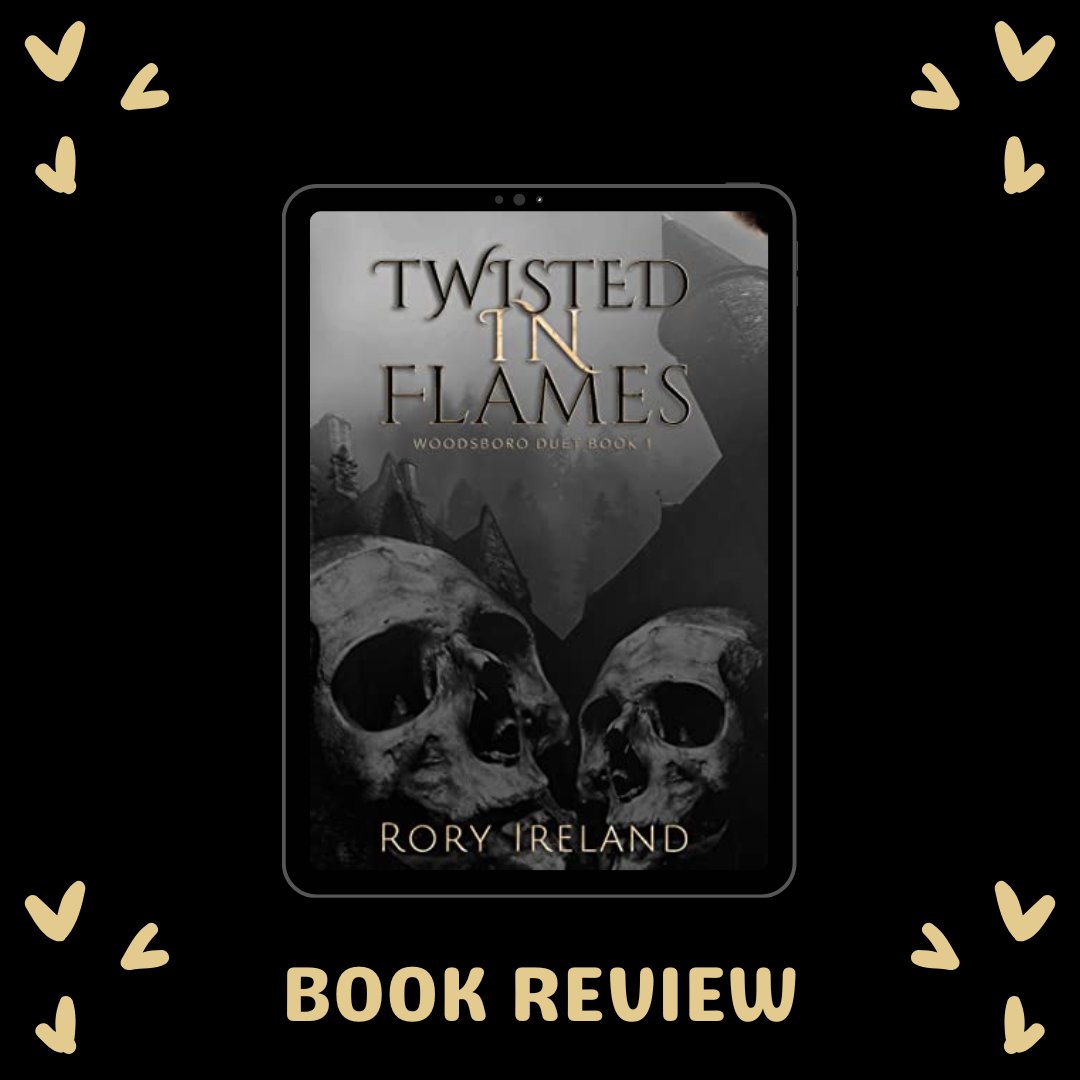 Twisted in Flames by Rory Ireland 

Review: goodreads.com/review/show/48…

#TwistedInFlames #WoodsboroDuet #RoryIreland #BookReview #BookRecs #StepbrotherRomance #TabooRomance #ForbiddenRomance #RomanticSuspense #AntiheroRomance #VillainsDoItBetter #BookBoyfriend