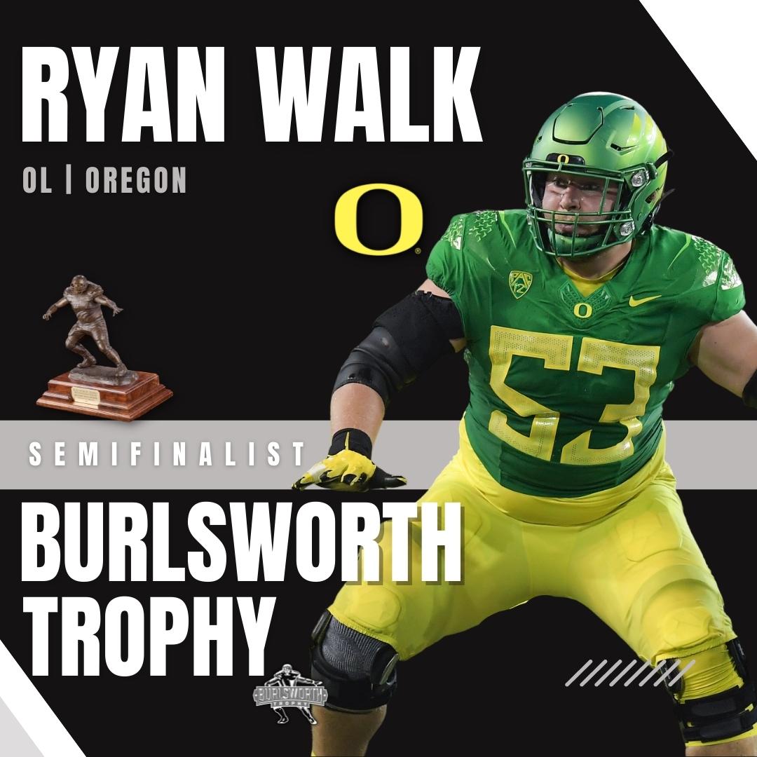 BurlsworthTrust's tweet photo. Ryan Walk is a #BurlsworthTrophy Semi Finalist

@oregonfootball | @Ryan_Walk53 https://t.co/EePD3qfccU