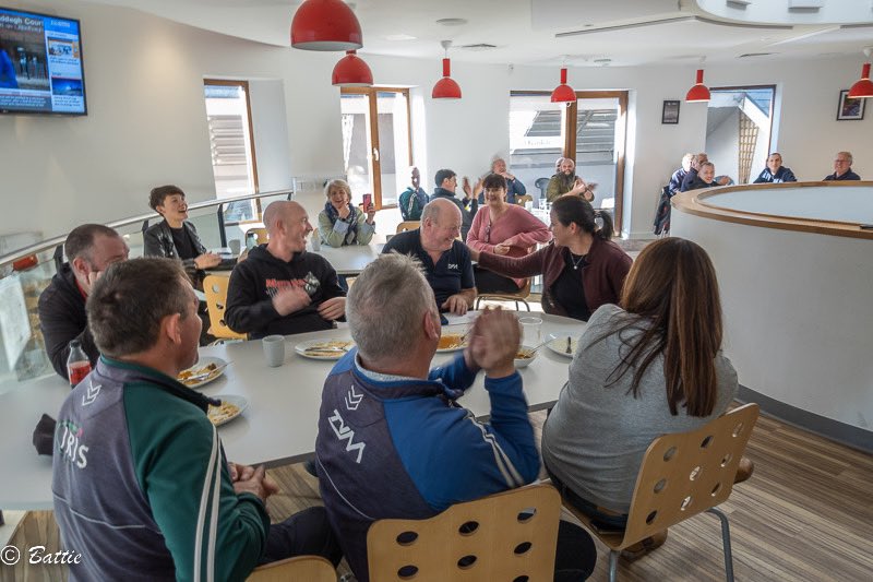 Celebrating 10 years in our purpose built HQ with lunch and cake today! #Thanks #GreenBuilding #HQ #workInTV #OB