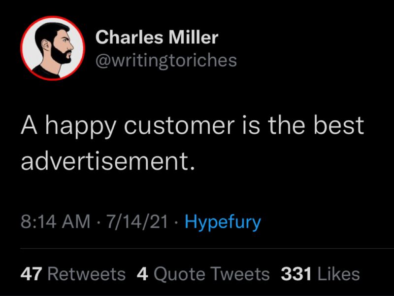ThinkPinkCA's tweet photo. THIS.

One of the best advertisements you can have is a happy customer.

The next best advertisement? A  ⭐ ⭐ ⭐ ⭐ ⭐  review...also from that happy customer!

#tuesdaymotivations #DigitalMarketing #digitalmarketingtips #SocialMedia #Advertisements #Reviews #happycustomer https://t.co/pUKQn1XQ1o