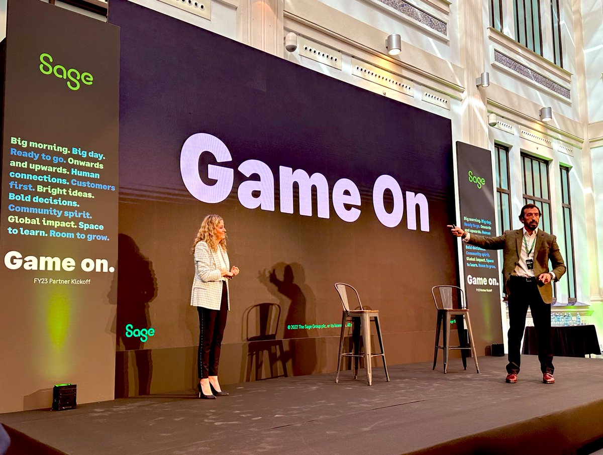 Jose L. Pancorbo (@jlpancorbo) on Twitter photo Hoy en Málaga demostración de fuerza de <a href="/SageSpain/">Sage Spain</a> liderando el mercado de #SoftwareGestionEmpresarial <a href="/SagePartners/">Sage Partners</a> <a href="/JLMZabala/">Jose Luis M. Zabala</a> <a href="/CRansanz/">Carles Ransanz</a> <a href="/mnuno_z/">Miguel Nuño</a>
#SageGameOn Hoy en Málaga demostración de fuerza de <a href="/SageSpain/">Sage Spain</a> liderando el mercado de #SoftwareGestionEmpresarial <a href="/SagePartners/">Sage Partners</a> <a href="/JLMZabala/">Jose Luis M. Zabala</a> <a href="/CRansanz/">Carles Ransanz</a> <a href="/mnuno_z/">Miguel Nuño</a>
#SageGameOn