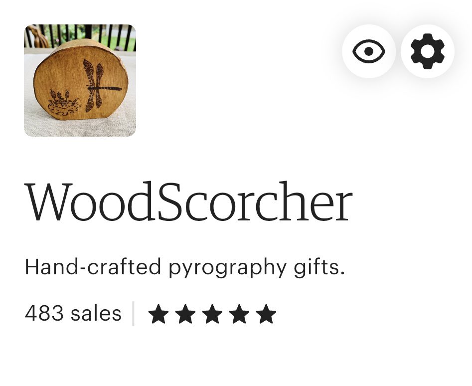 Not bad for a small enterprise birthed during lockdown and crafted in my spare time. Nearly 500 customers now and 5 star rated. etsy.com/jp/shop/Woodsc… Getting busy now as Xmas approaches. Please take a look around for that ‘different’ gift. Commissions welcomed.