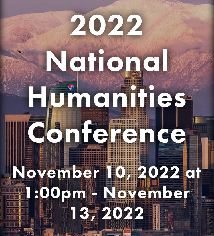 Heading to LA tomorrow with @klynndreher to present The Animating History Project and The Bell Affair @HumFed #publichumanities my partners @wgthomas3 @klynndreher @mburtonartist. Please join our panel a Thursday after lunch!