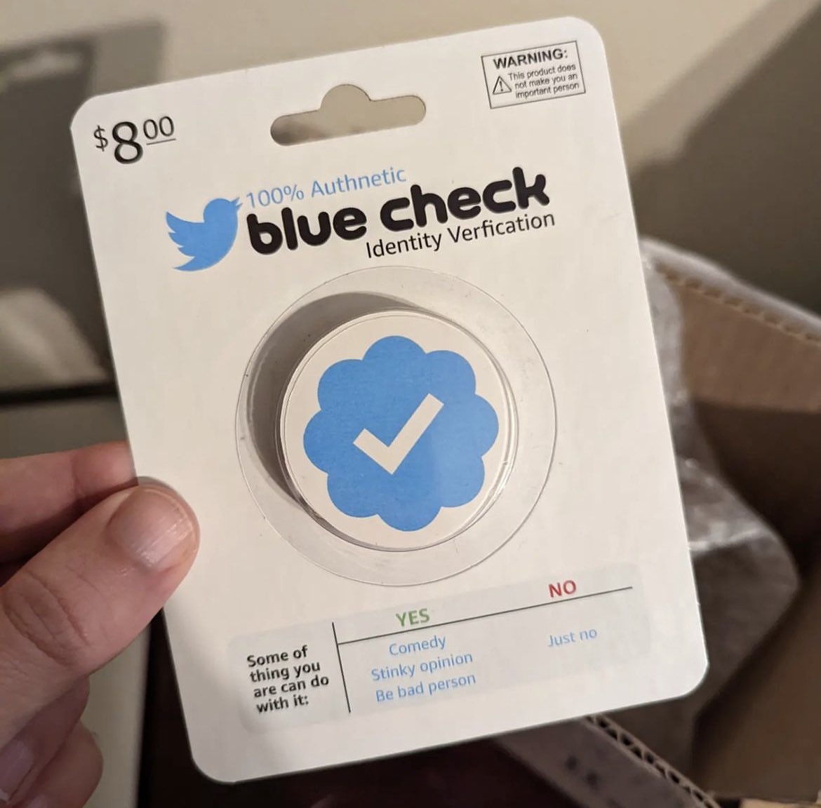 cryptopinsca's tweet photo. Dear @elonmusk please give me a blue tick 💙✔️ 

#Twitter https://t.co/tcxXPDJezC