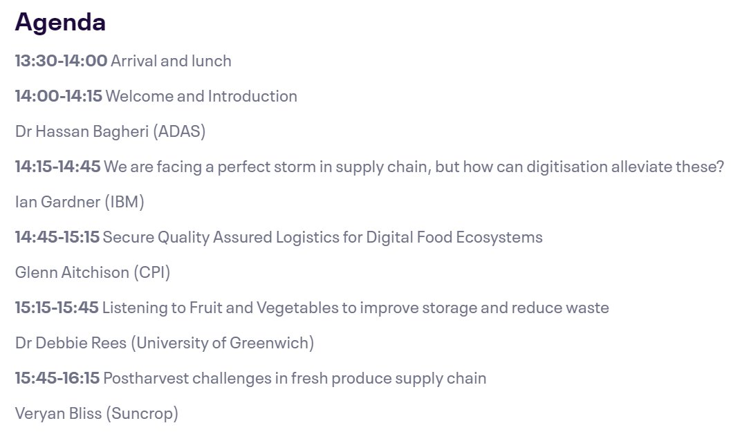 LizzieSagoo's tweet photo. There is still time to register for our event on innovation in post harvest management of fresh produce this Thursday in Chatteris. Part of Agri-Tech week #ATW_22 #ATEevent @Agri_Tech_E @ADAS_Hortic @BritishGrowers Registration link - https://t.co/OcQQ6A5rwx https://t.co/WSAgahpexN