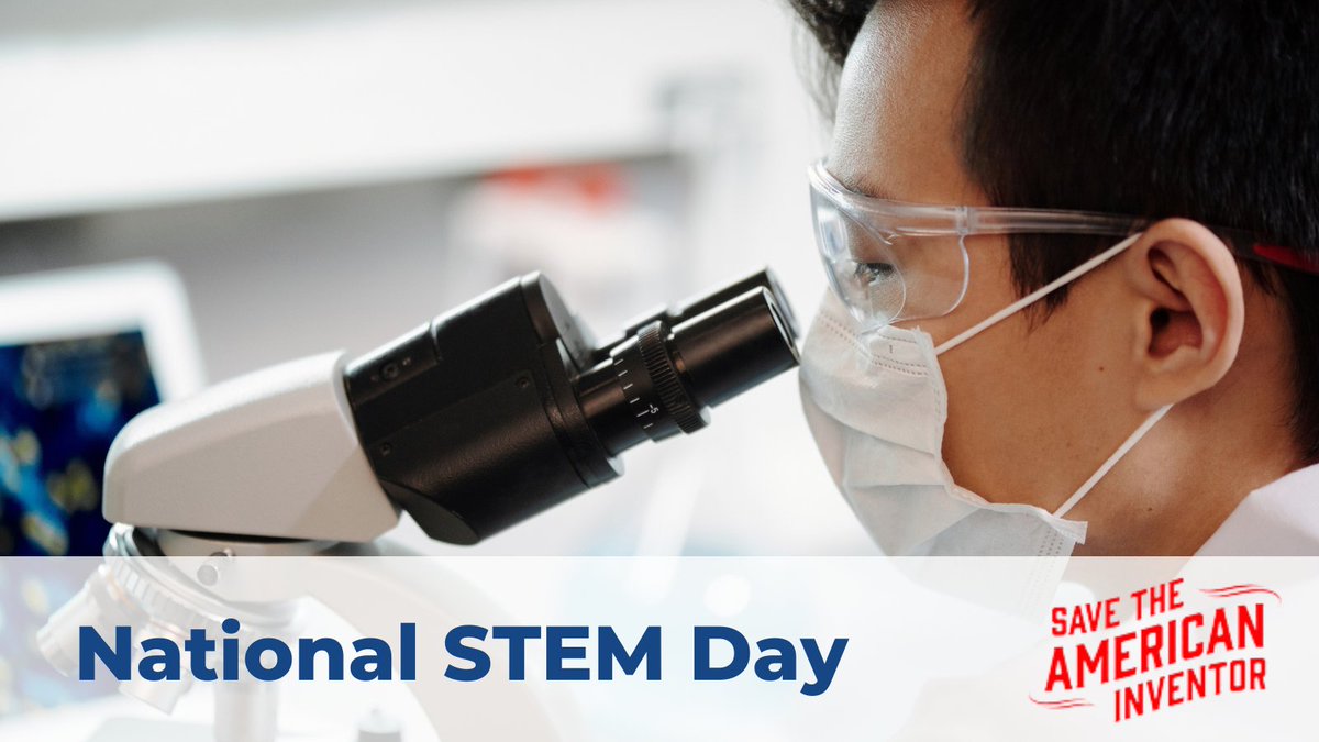 SavetheInventor's tweet photo. Happy #NationalSTEMDay to the countless scientists, #inventors, and #innovators in STEM working to create a better world for all of us. ๐ Retweet to show YOUR support for the movers and shakers of the #STEM community. ๐ง ๐ก
#SaveTheInventor #STEMDay #STEMDay2022 https://t.co/vpUvu21T4t
