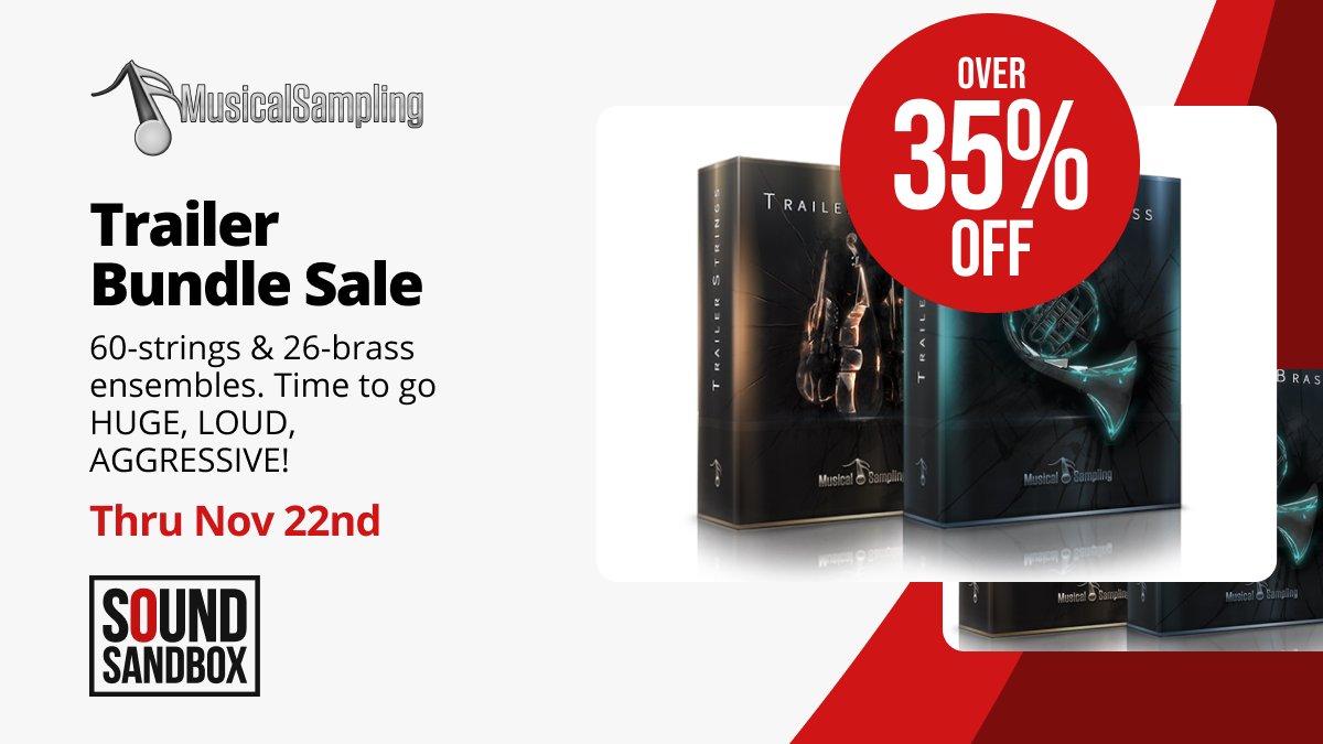 SoundSandbox's tweet image. A 🎻60-string and 🎺26-brass ensemble collection specifically designed with trailer music composers in mind. It&apos;s all about the mantra: HUGE, 🔊 LOUD &amp;amp; AGGRESSIVE!

Over 35% Off:
bit.ly/3tc6zDR

#plugin #plugins #vstplugins #audioengineer #SoundSandboxStore
