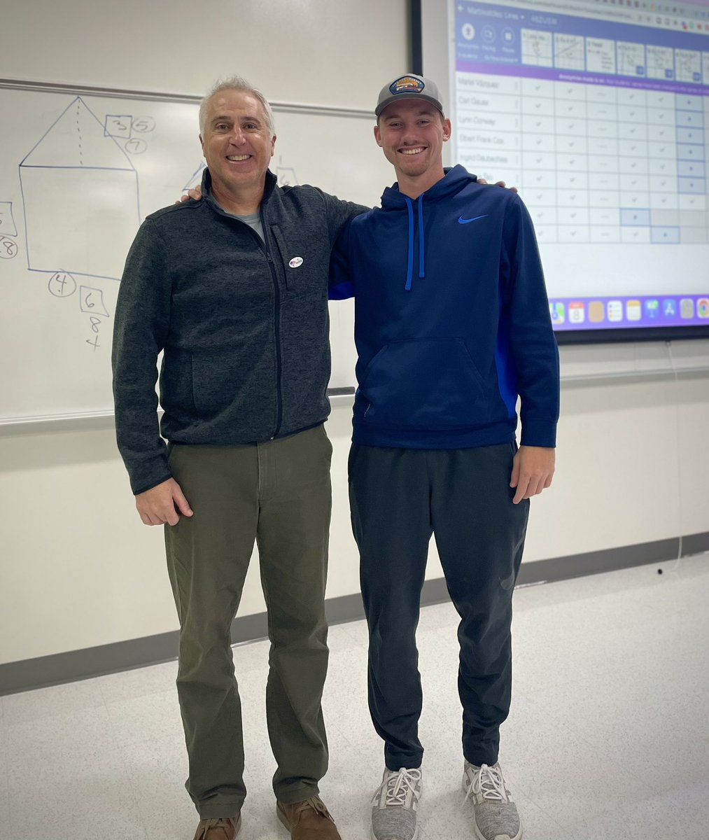 I love helping students become teachers. I can’t wait to see what the future holds for <a href="/MrSchmidtSDSU/">Parker Schmidt</a> #dsumath <a href="/KinSchneider/">Kindra Schneider</a> <a href="/SchamberBetsy/">Betsy Schamber</a>