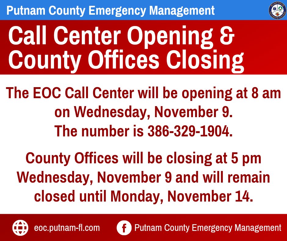 Putnam County Emergency Management tweet media