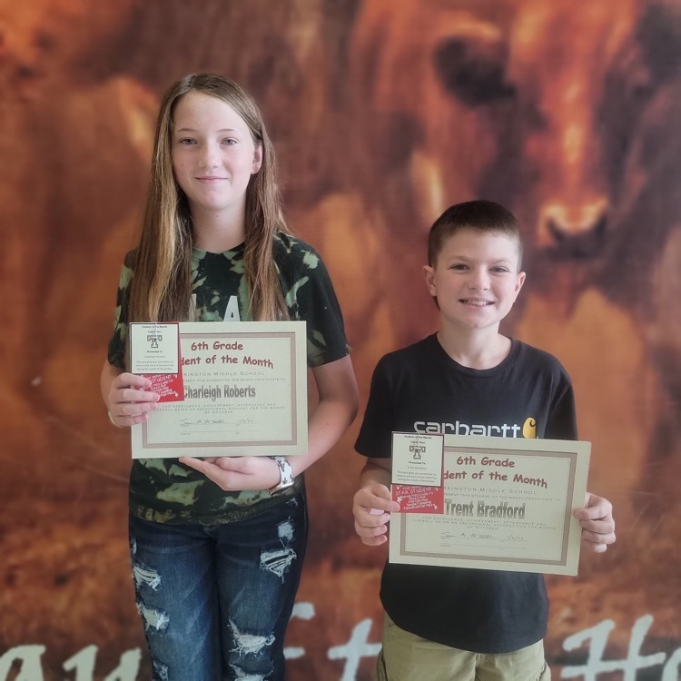 Tarkington Middle School celebrated their October Students of the Month last week. Great job students! Your academic performance, character and attitude emulate what it means to be a shorthorn.