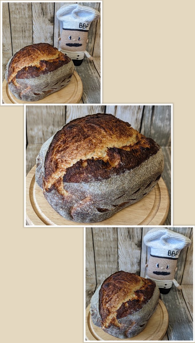 paul_holmes3's tweet photo. Mini me want to get in on the baking today 😀 @CotswoldFlour @carrs_flour #sourdough #minime #bread #sourdoughstarter #breadnation #realbread #crispybread https://t.co/bHNwSK1sKE