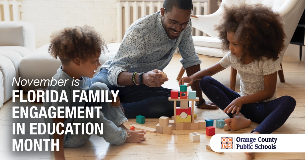 ocpsPL's tweet photo. November is Family Engagement in Education month + this is Week of the Family in @OrangeCoFL. Letโs celebrate and encourage families to be engaged in their childโs learning, development, and well-being.Tag a school or parent! @EducationFL #EngagedFamiliesFL #ocpsPFE #ocpsPL https://t.co/G6OVgu9FGX