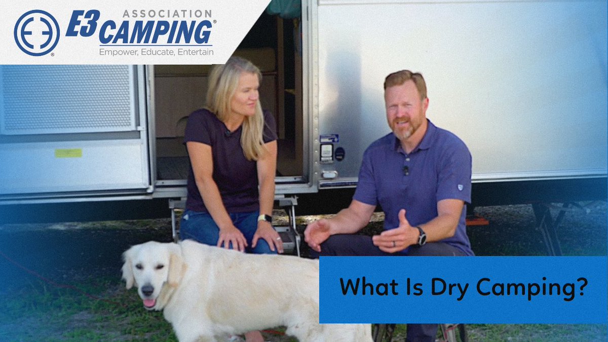 What is Dry Camping? We recetly shared this little lesson on you Youtube page! youtu.be/yBZncRANx0I

#E3 #E3Camping #drycamping #Boondocking #Camping #CampingTrip #RvPark #CampingPark #CampingAdventure #RVAdventure #CampingCommunity